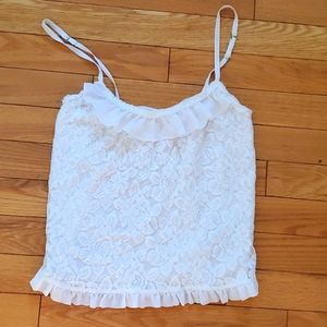 Gilly Hicks/Abercrombie lace tank top